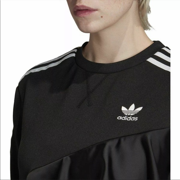 adidas Dresses Adidas Originals X J Koo Black Ruffle Dress Poshmark